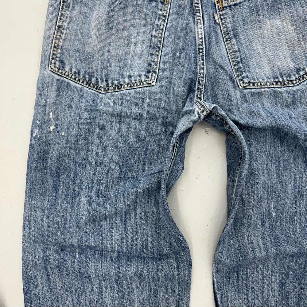 Y2K Levi’s Silvertab Jeans Low Loose Baggy Wide Skater Distressed - Picture 8 of 10